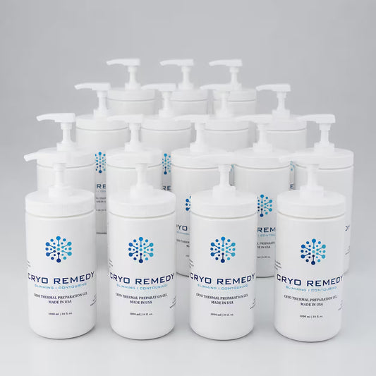 Cryo Conductive Gel with Hyaluronic Acid – 16 Pack for MedSpas and Wholesale Supply