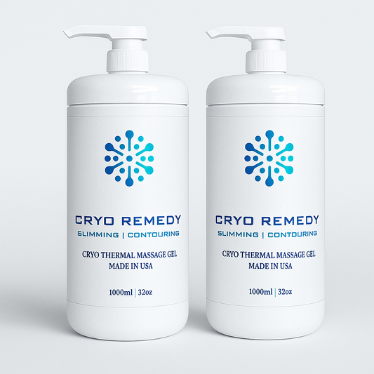 Cryo Conductive Gel with Hyaluronic Acid – 2 Pack | Professional Spa Cryo & RF Gel