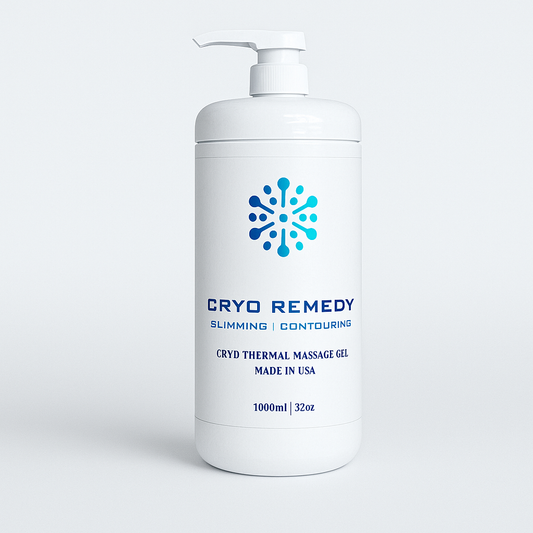 Cryo Conductive Gel with Hyaluronic Acid – Single Bottle  (Professional RF, Cryoskin & EMS Gel)