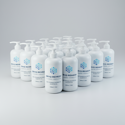 Cryo Conductive Gel with Hyaluronic Acid – 16 Pack  (MedSpa & Wholesale Supply)